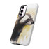 Badger on a Yellow Background - Impact Resistant Phone Case